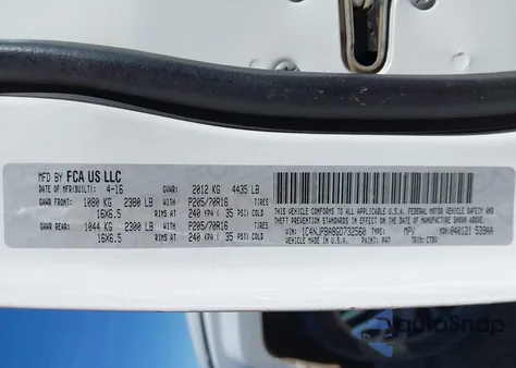 2016 Jeep Patriot Sport из США, поврежденный, VIN 1C4NJPBA8GD732560